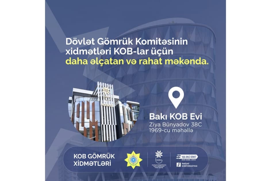 Dövlət Gömrük Komitəsinin xidmətləri “Bakı KOB evi”ndə