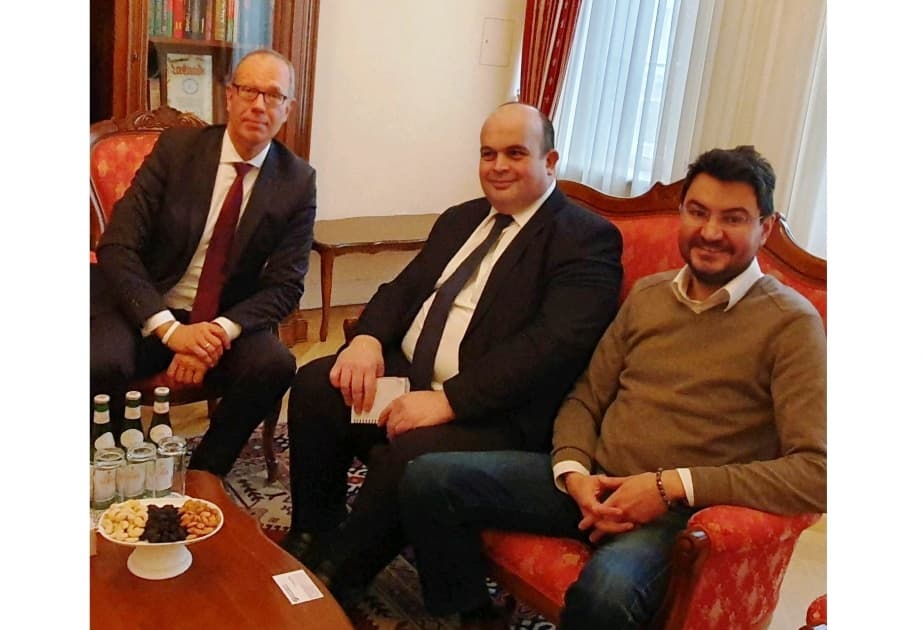 Azərbaycan sahibkarları almaniyalı iqtisadi ekspertlərlə görüşüblər