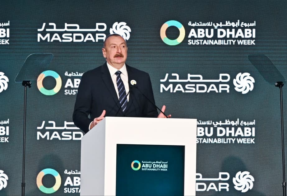 Prezident: “Masdar” ilə əməkdaşlıq Azərbaycanı çox mühüm yaşıl enerji mənbəyinə çevirəcək