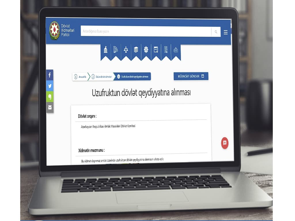 Uzufruktun dövlət qeydiyyatına alınması və ləğvi necə aparılır?