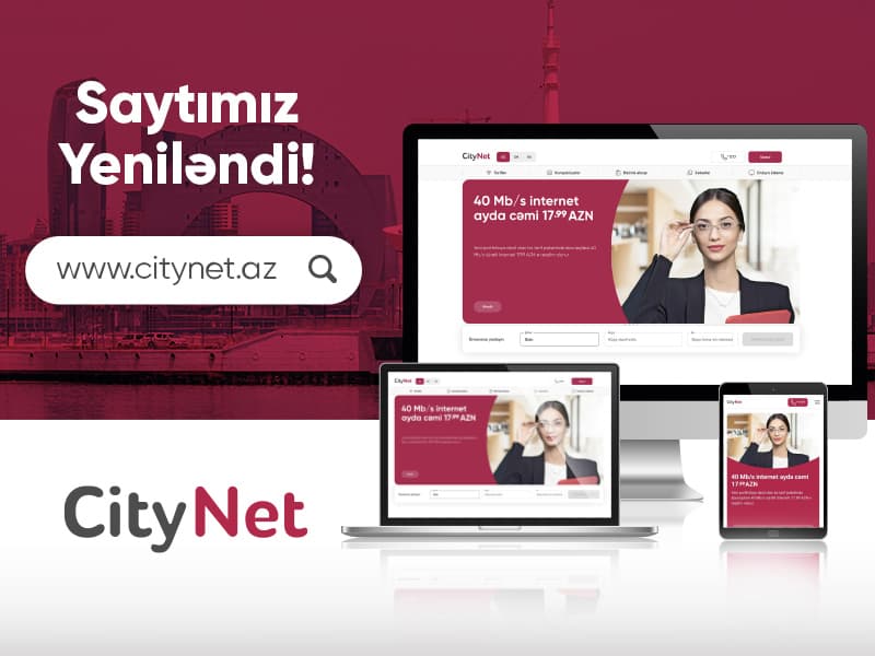 “CityNet" yeni internet saytını istifadəyə verdi