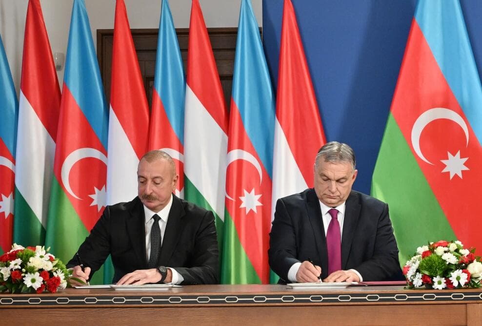 Budapeştdə Azərbaycan-Macarıstan sənədləri imzalanıb - FOTO