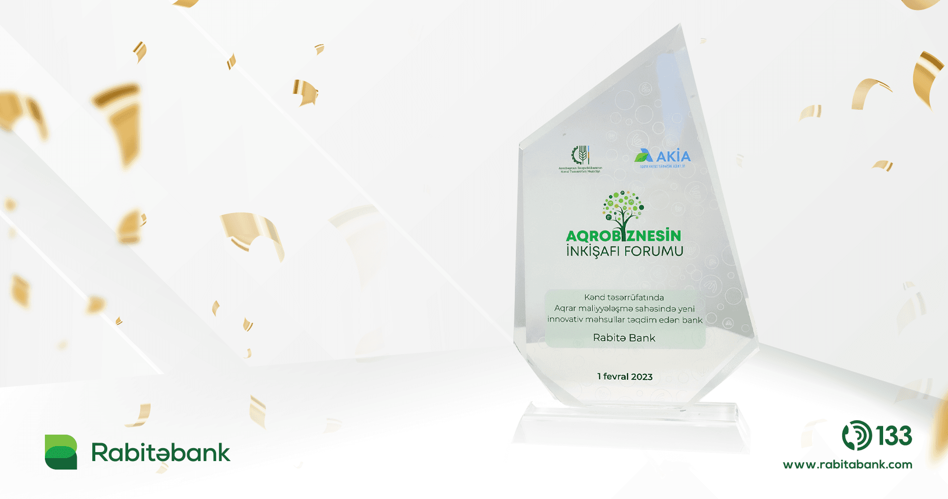 Rabitəbank mükafata layiq görülüb