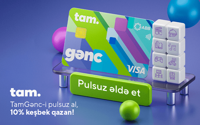 TamGənc kartını ABB-dən pulsuz əldə et