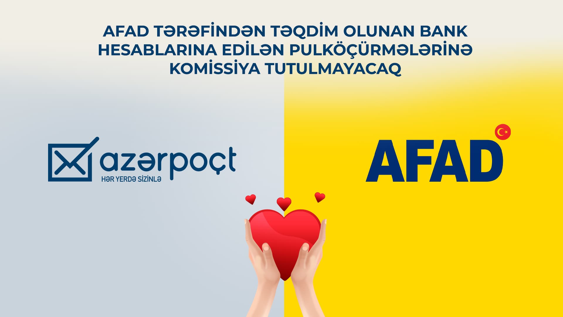 Türkiyədə zəlzələdən zərərçəkənlərə ianə etmək istəyənlərin nəzərinə