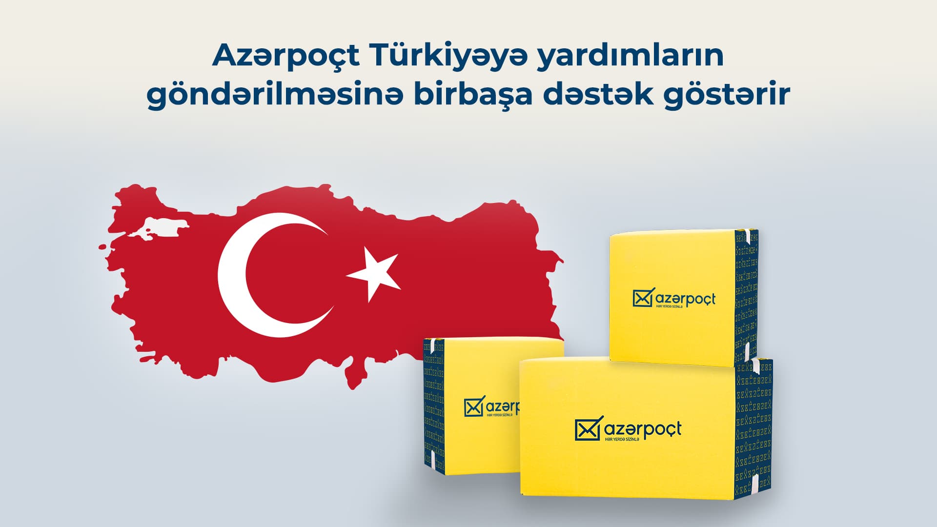 “Azərpoçt”un bütün şöbələrində Türkiyədə zəlzələdən zərərçəkənlərə yardım qəbuluna başlandı