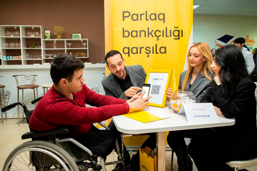 Yelo Bank “Əngəlsiz karyera” sərgisində iştirak edib - FOTO