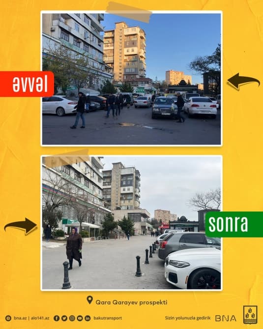 BNA paytaxtın 43 küçə və prospektində təhlükəsizlik tumbası quraşdırıb - FOTO