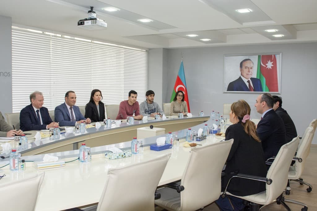Azərkosmosda “ActInSpace” beynəlxalq hakatonunun qalibi NEXUS komandası ilə görüş keçirilib - FOTO
