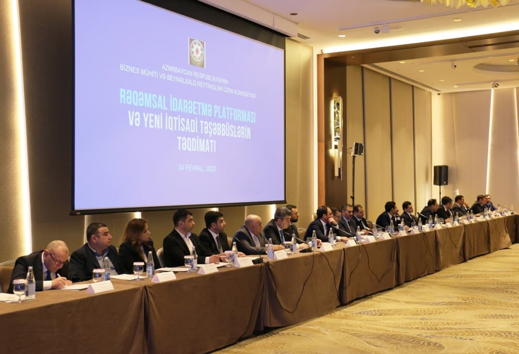 “Rəqəmsal İdarəetmə Platforması və yeni iqtisadi təşəbbüslərin təqdimatı” mövzusunda konfrans keçirilib - FOTO