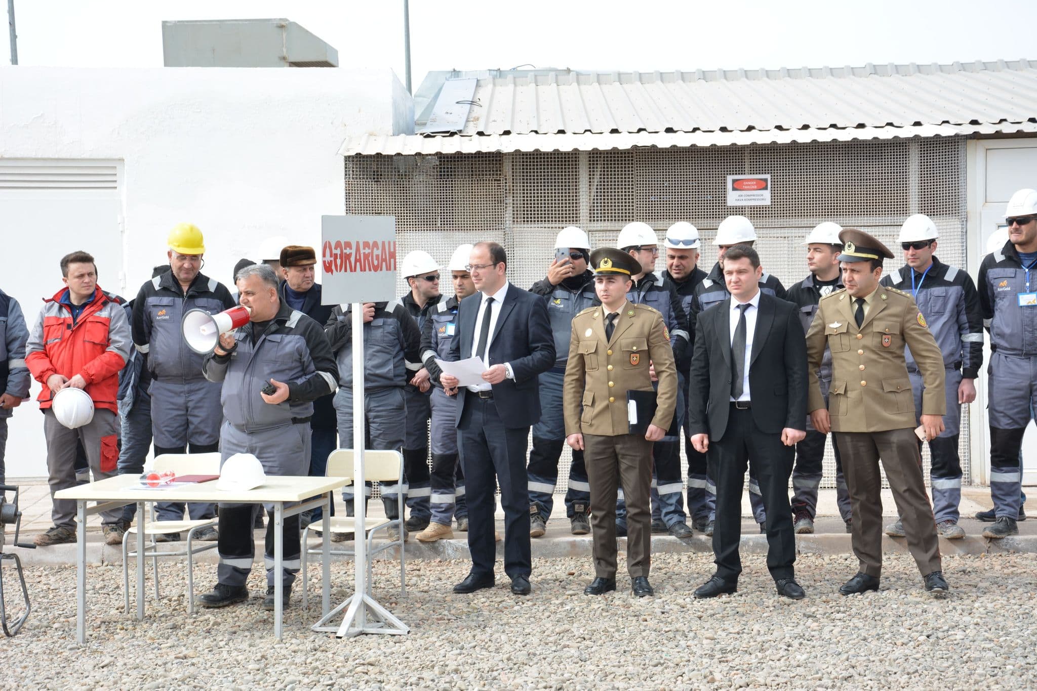 “Çovdar” qızıl mədənində Ümumdünya Mülki Müdafiə Gününə həsr olunmuş tədbir keçirilib-FOTO
