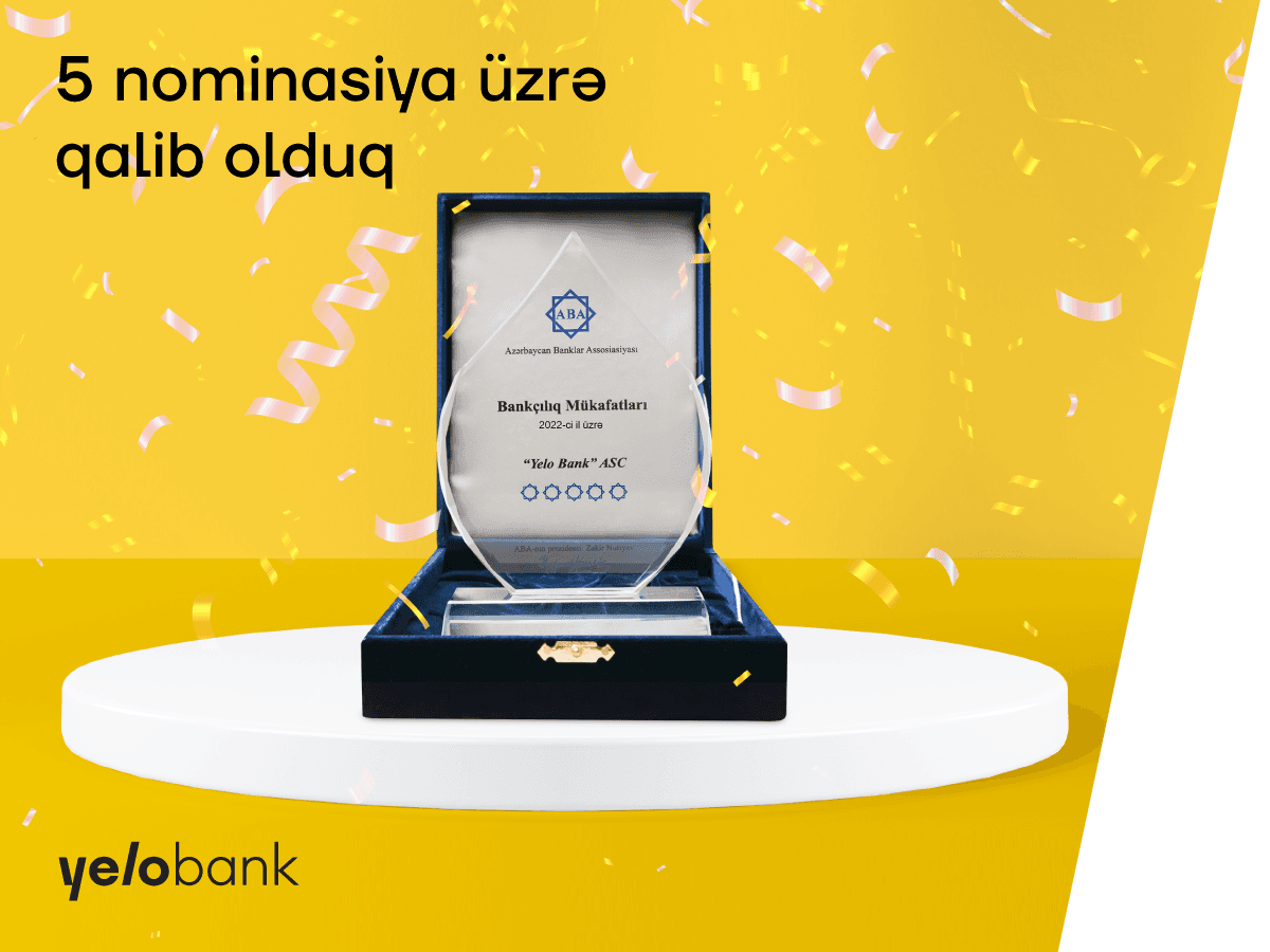 Yelo Bank 5 mükafata layiq görüldü