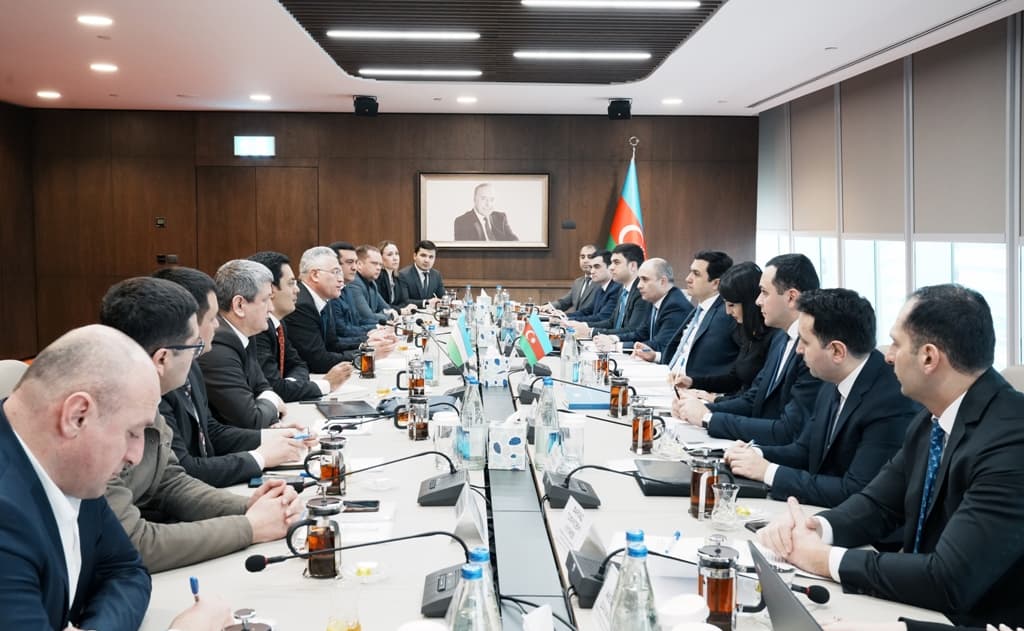 Dövlət Vergi Xidmətinin rəisi Özbəkistan Dövlət Vergi Komitəsi sədrinin birinci müavini ilə görüşüb - FOTO