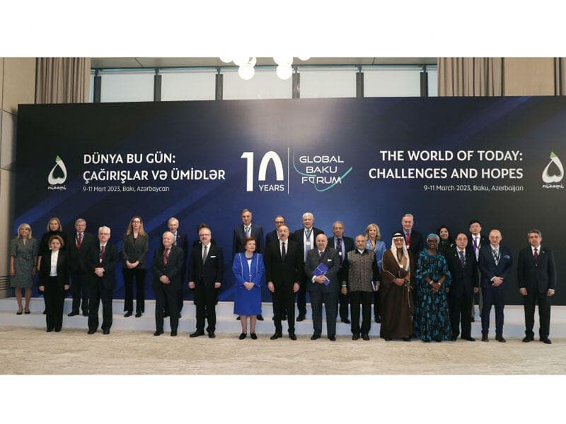 Prezident X Qlobal Bakı Forumunda çıxış edib - TAM MƏTN - VİDEO - FOTO