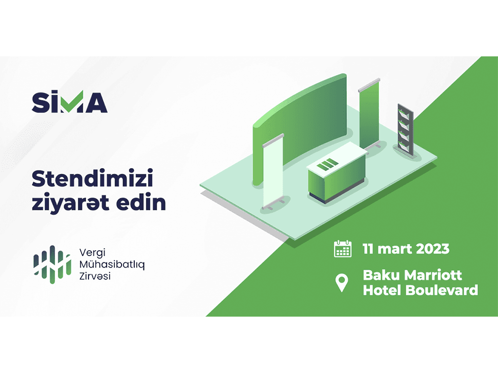 SİMA yeni nəsil rəqəmsal imza “Vergi və Mühasibatlıq Zirvəsi”ndə!