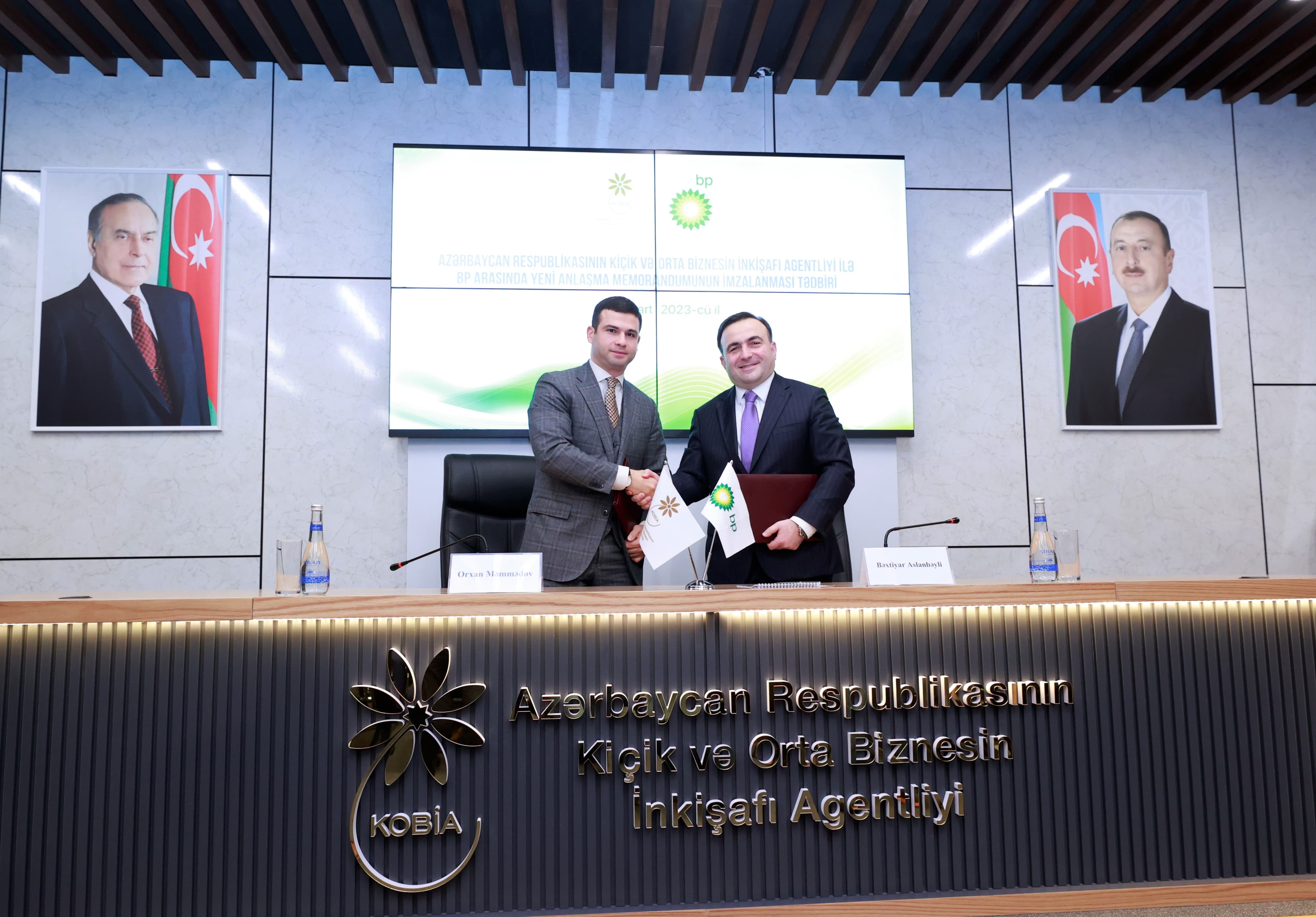 BP və KOBİA əməkdaşlığa dair Anlaşma Memorandumu imzalayıb - FOTO