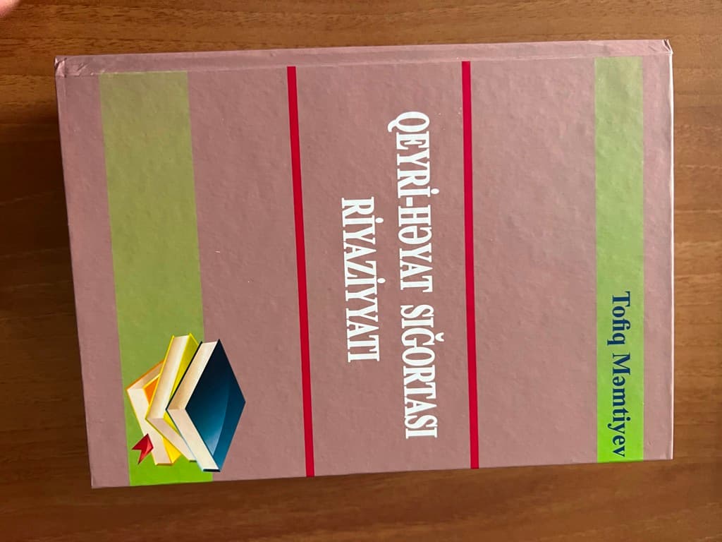 Sığorta riyaziyyatına dair yeni kitab