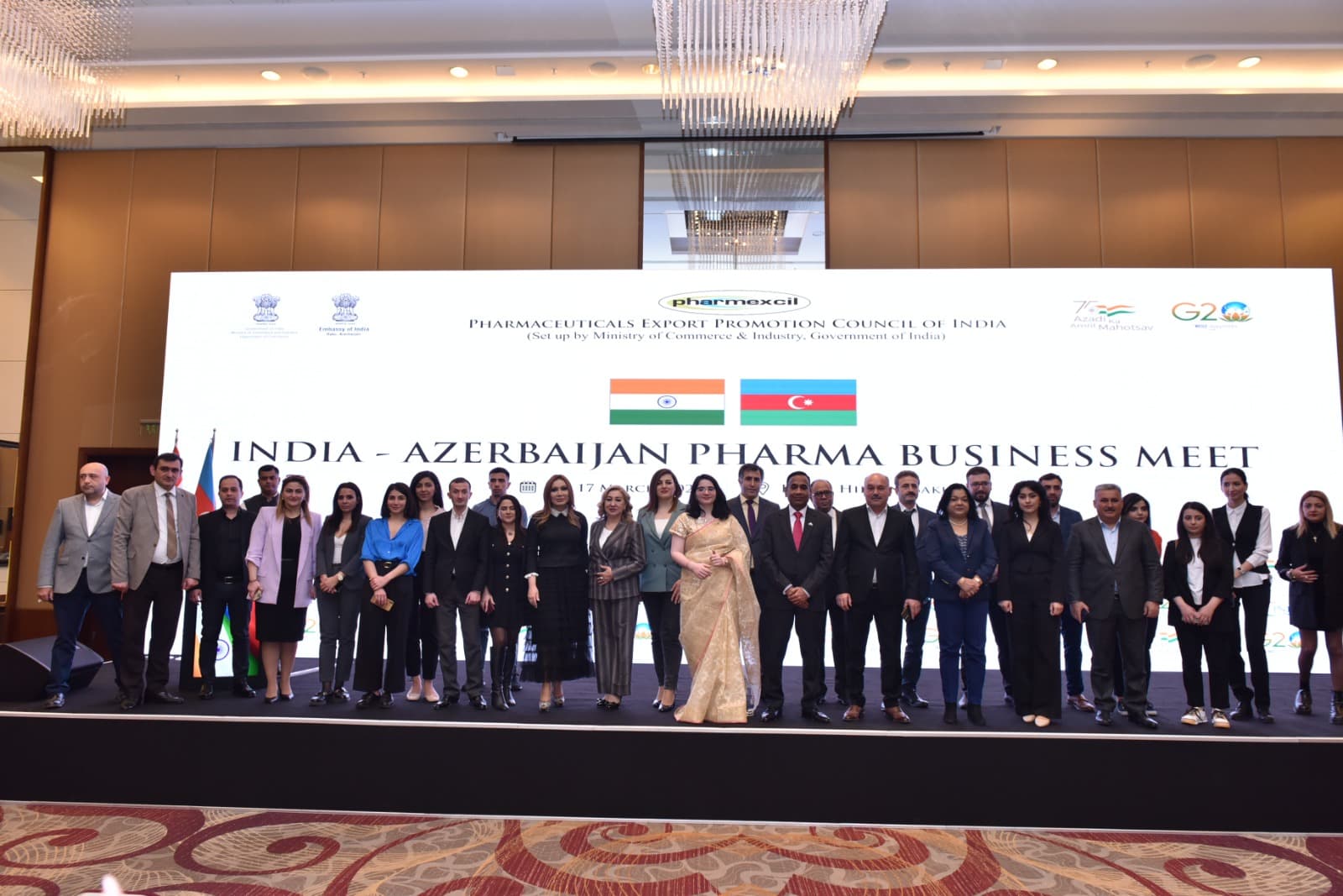 Hazırda Əczaçılıq sektoruyla bağlı Hindistan-Azərbaycan Biznes Tədbiri keçirilir - FOTO