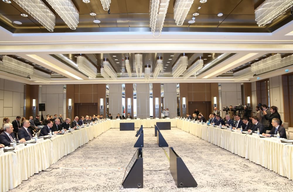 Azərbaycan - Qazaxıstan Hökumətlərarası Komissiyasının 19-cu iclası keçirilir -FOTO