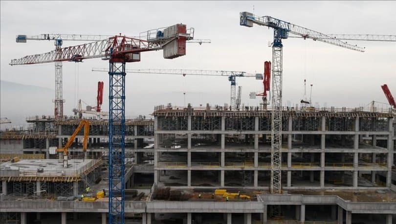 Türkiyədə inşaat xərcləri indeksi 72,37% artıb