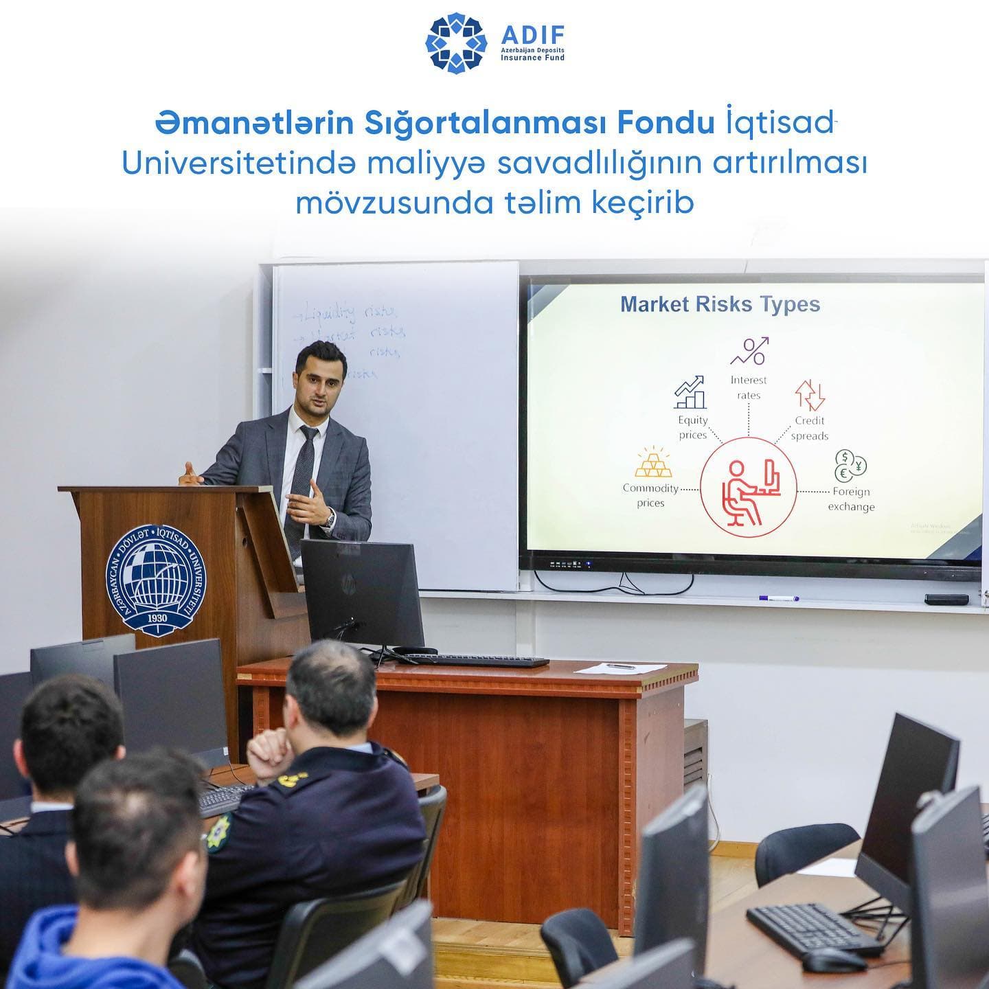 Əmanətlərin Sığortalanması Fondu maliyyə savadlılığı üzrə təlim keçirib - FOTO