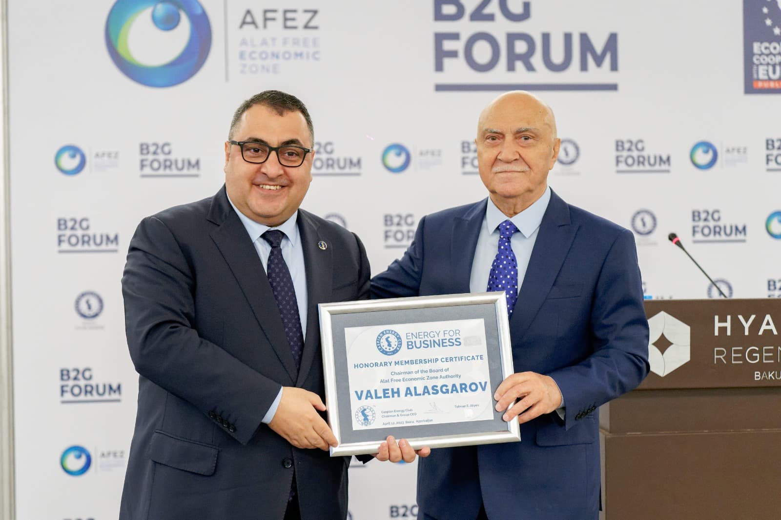 Valeh Ələsgərov Caspian Energy Club-ın təşkil etdiyi B2G Forumunda iştirak edib - FOTO