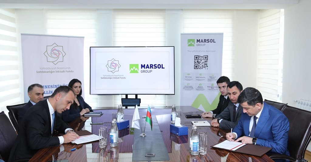 Sahibkarlığın İnkişafı Fondunda “Marsol” MMC ilə görüş keçirilib - FOTO