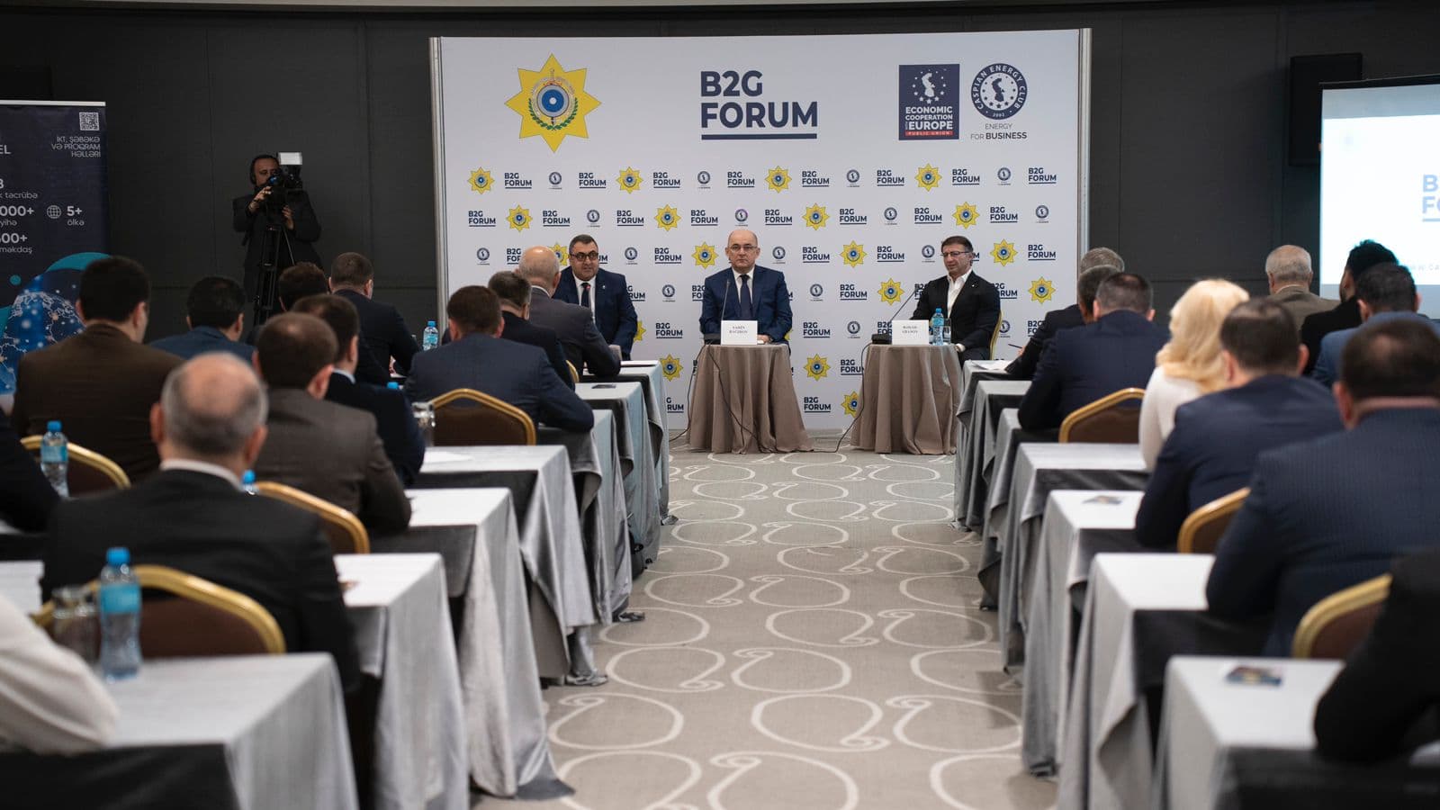 Şahin Bağırov Caspian Energy Club-ın təşkil etdiyi B2G forumunda iştirak edib - FOTO