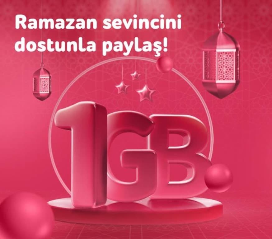 Ramazan bayramında “Nar”dan hər kəsə 1GB hədiyyə!