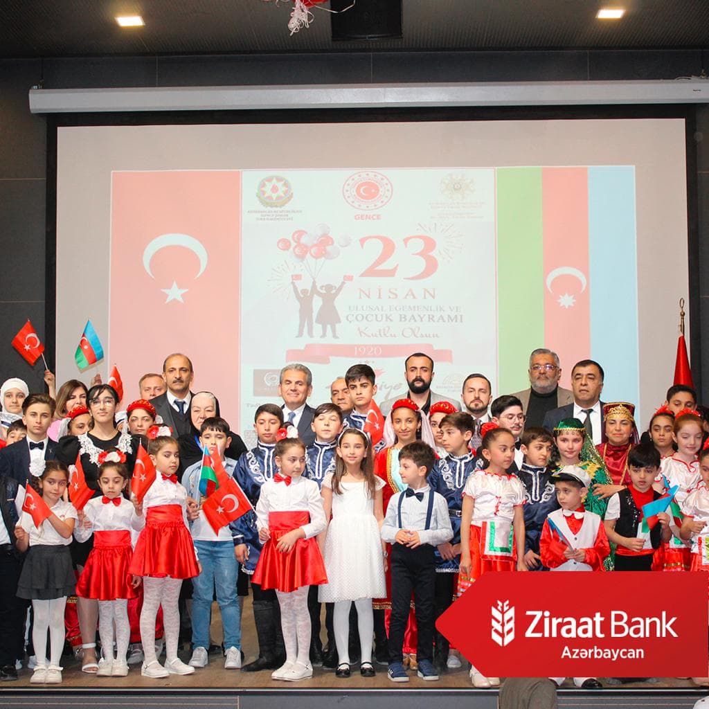 Ziraat Bank Azərbaycan 23 Aprel Milli Suverenlik və Uşaq Bayramı Günü münasibətilə təşkil olunan tədbirə dəstək oldu!