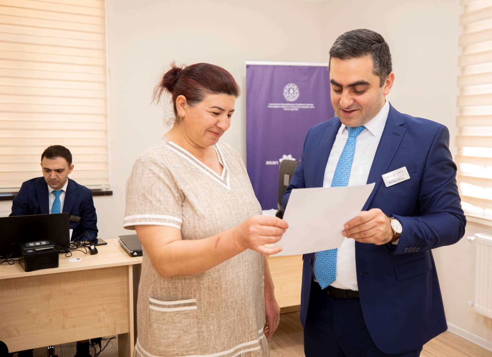 Səyyar ASAN xidmət Talış kəndində - FOTO