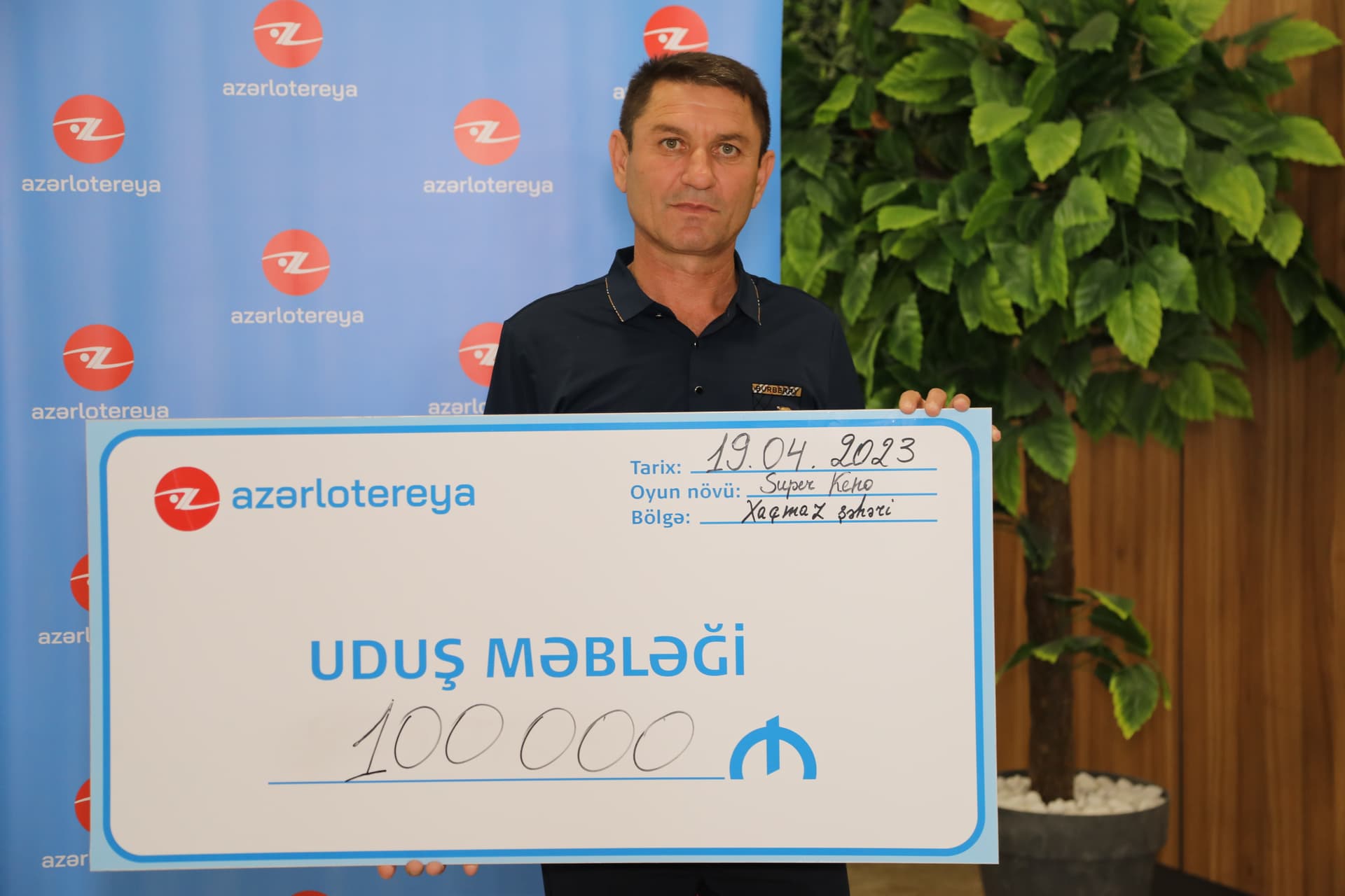 "Super Keno" lotereyasında 100 000 AZN qazanılıb