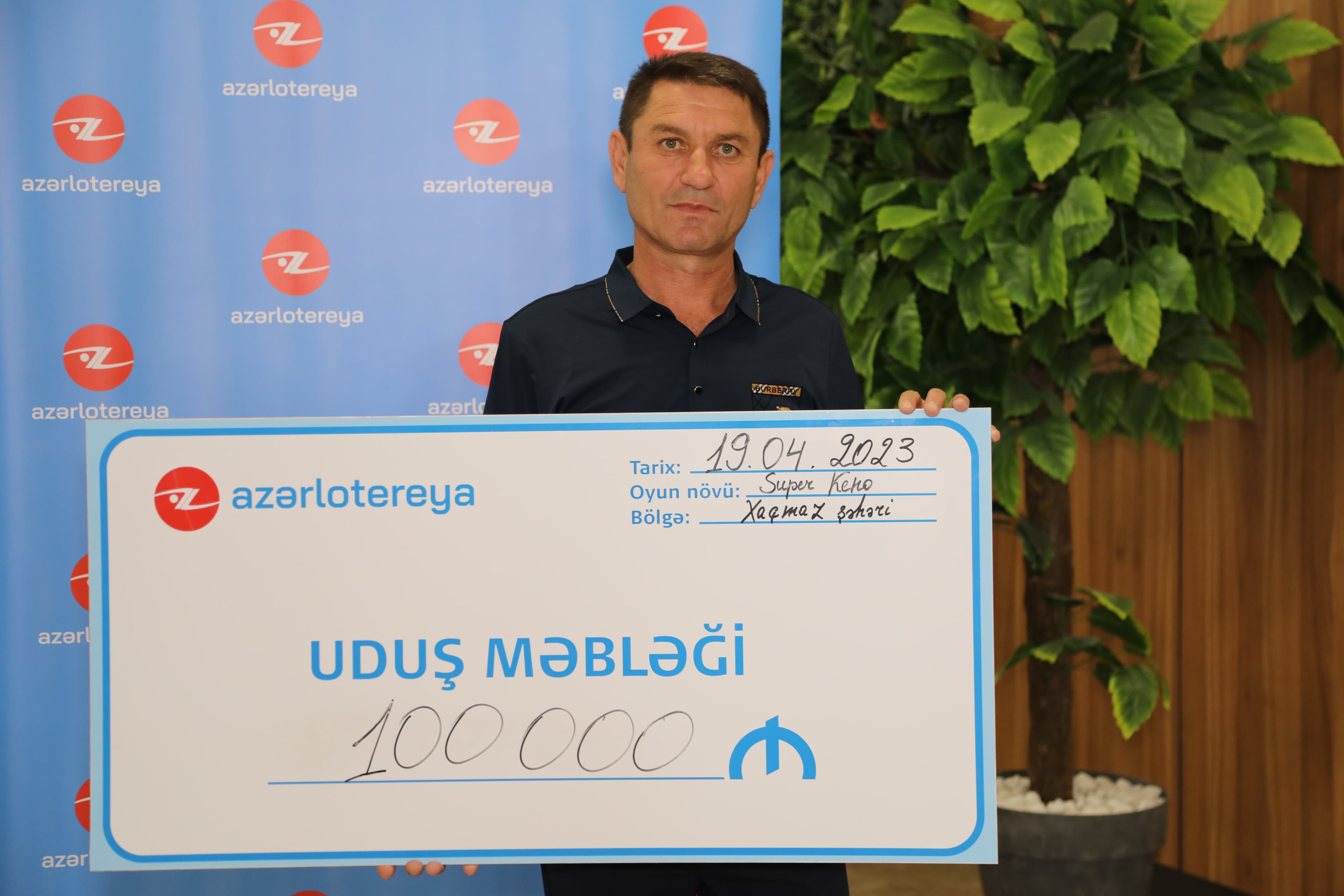 "Super Keno" lotereyasında 100 000 AZN qazanılıb