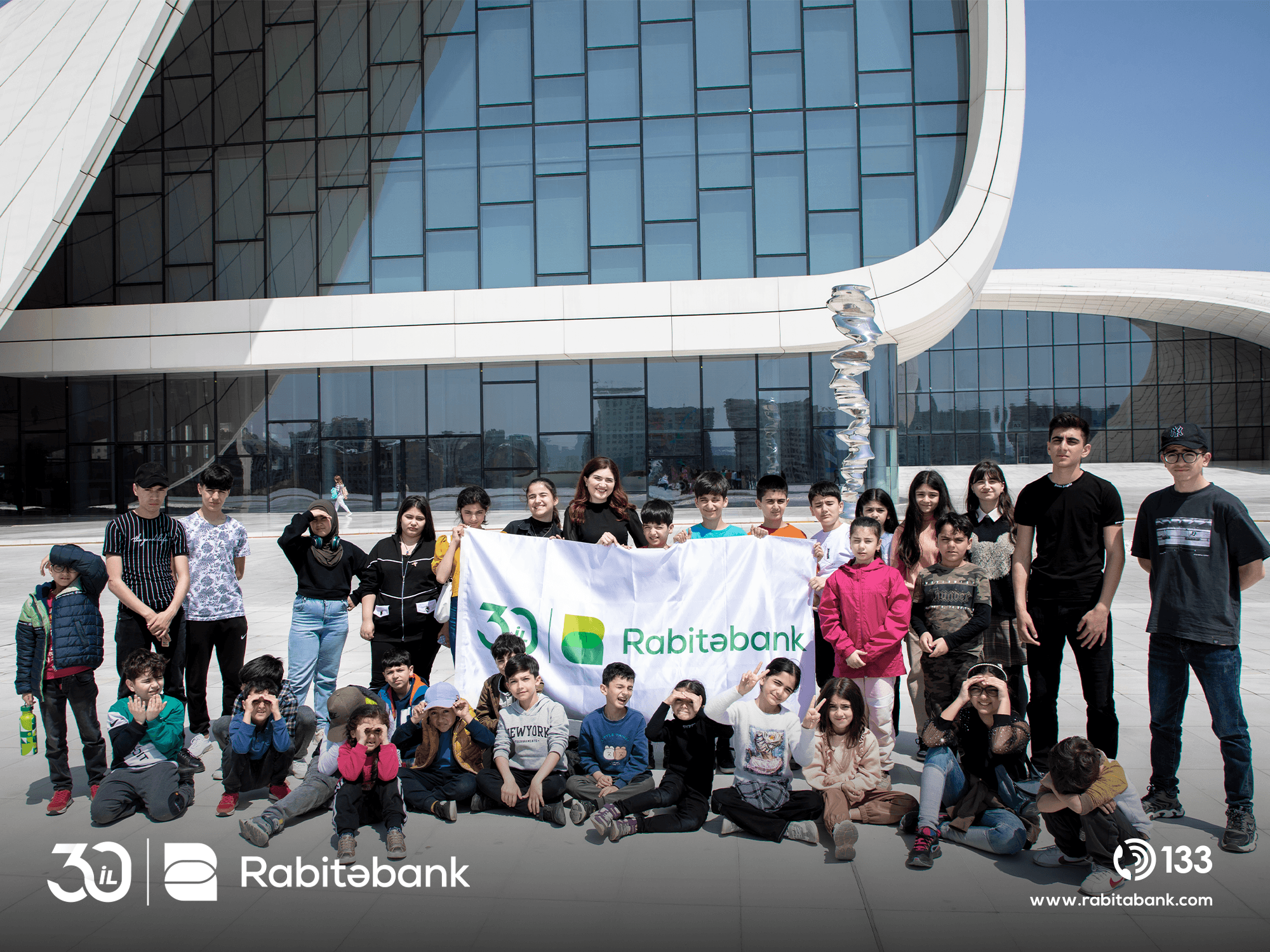 Rabitəbank Şəhid övladları üçün Heydər Əliyev Mərkəzinə ziyarət təşkil etdi - FOTO