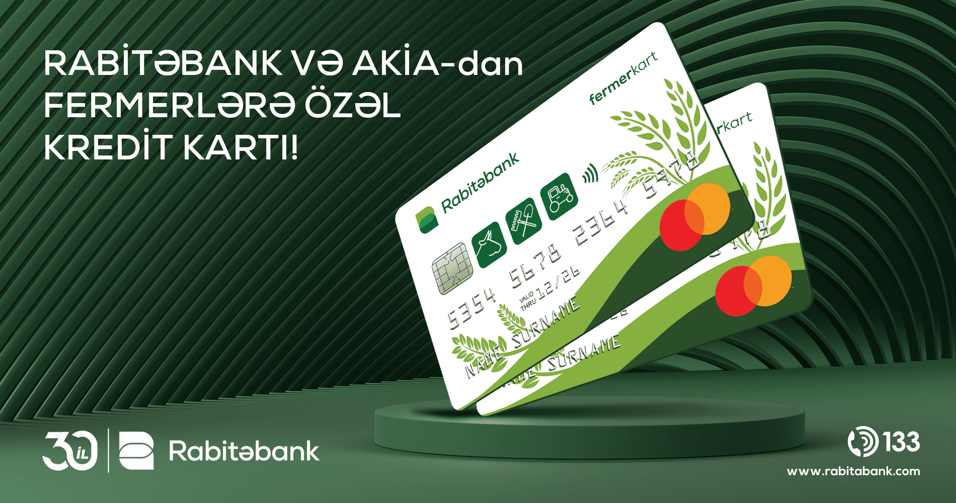 Rabitəbankdan fermerlərə özəl kredit kartı!