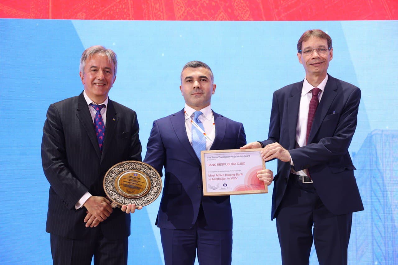 EBRD “Bank Respublika”nı “Azərbaycanda ən fəal emitent-bank” elan edib! - FOTO