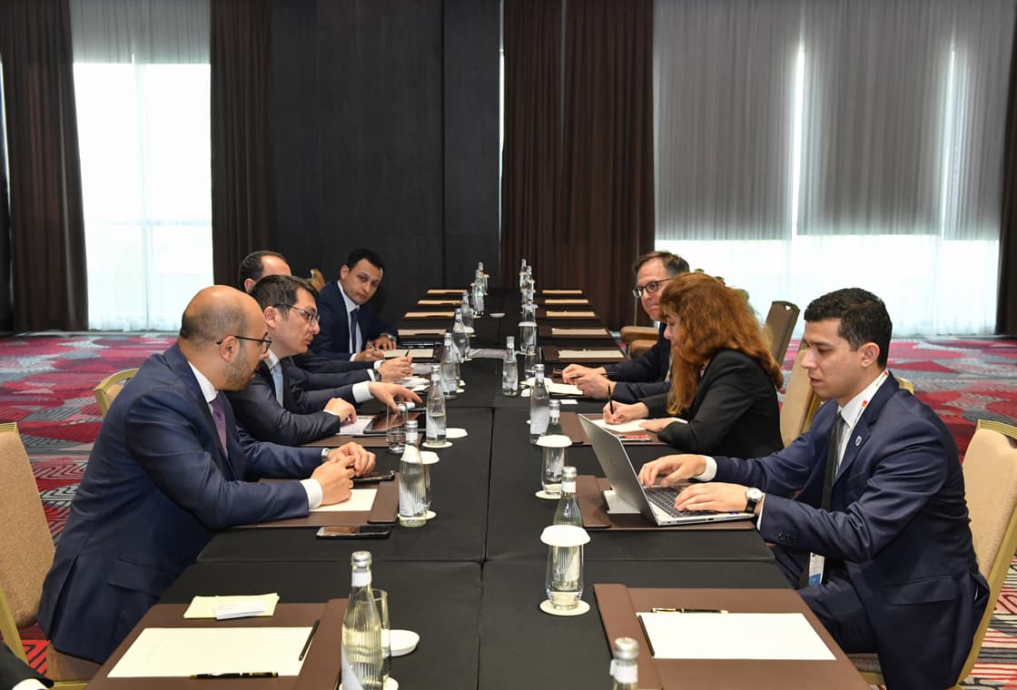 Avropa Yenidənqurma və İnkişaf Bankının Avrasiyada infrastruktur üzrə direktoru ilə görüş keçirilib - FOTO