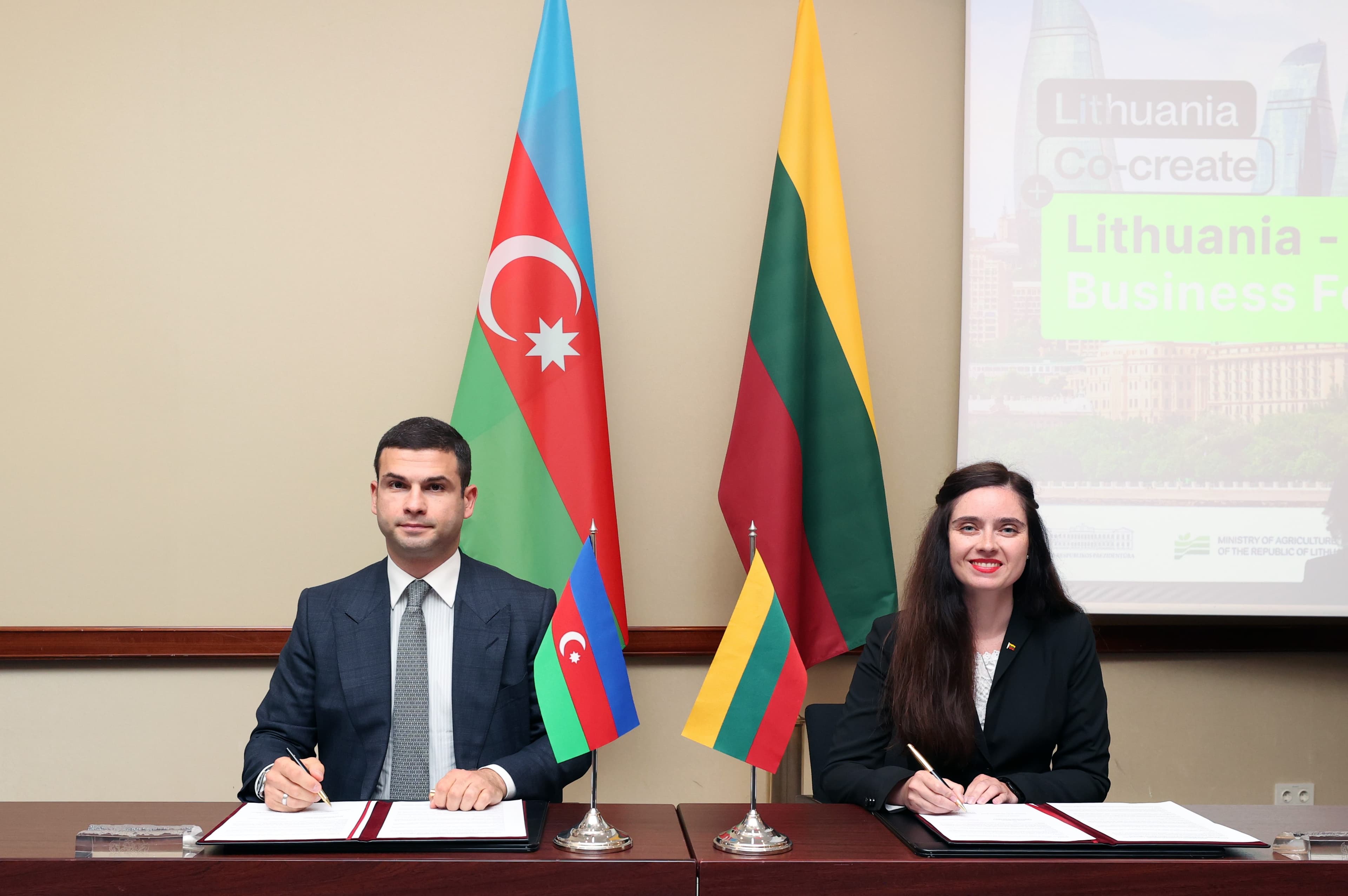 KOBİA və Litva İnnovasiyalar Agentliyi arasında əməkdaşlığa dair sənəd imzalanıb -  FOTO
