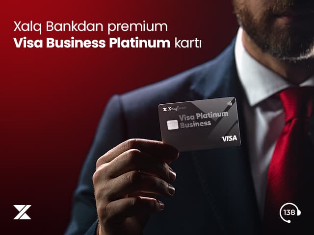 Xalq Bank Visa Business Platinum kartını təqdim edir