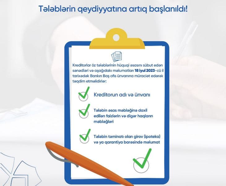 Tələblərin qeydiyyatına artıq başlanıldı!