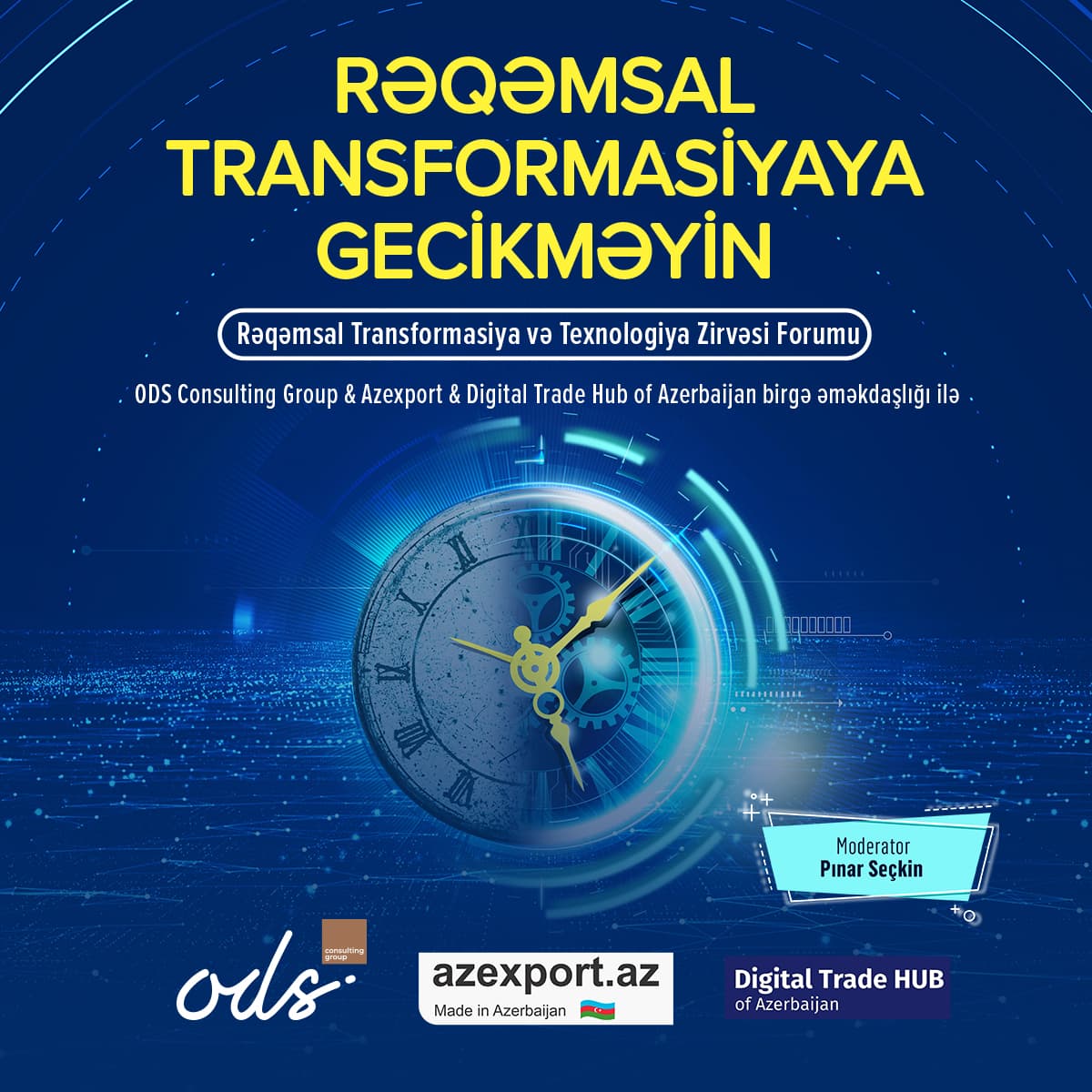 “Rəqəmsal Transformasiya və Texnologiya Zirvəsi Forumu” keçiriləcək