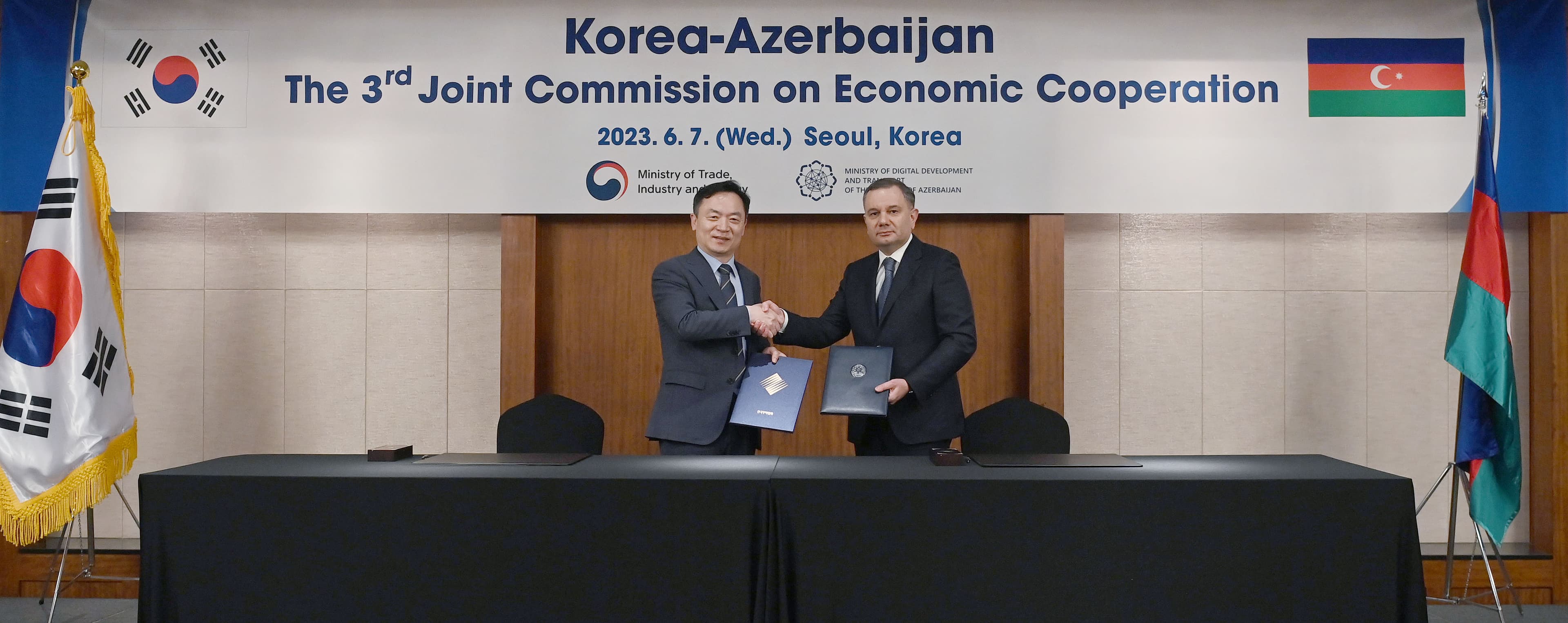 Seulda Azərbaycan və Koreya arasında Hökumətlərarası Birgə Komissiyanın üçüncü iclası keçirilib - FOTO