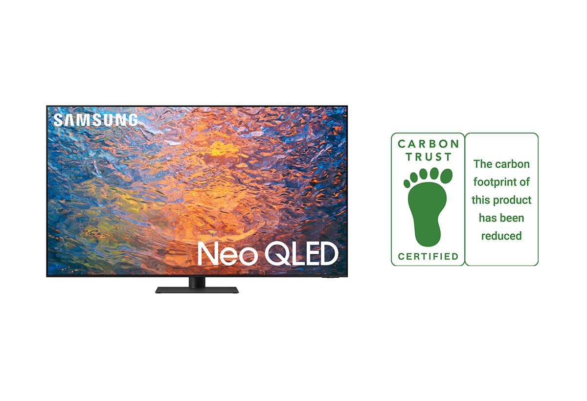 Samsung-un Yeni Neo QLED Televizor Seriyası Carbon Trust-ın “CO2 Azaldılması Sertifikatı”na layıq görülüb