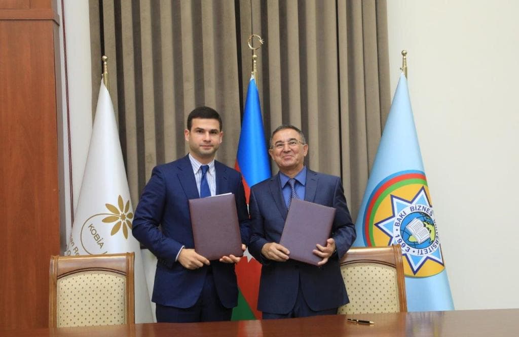 KOBİA və Bakı Biznes Universiteti arasında əməkdaşlıq haqqında Memorandum imzalanıb - FOTO