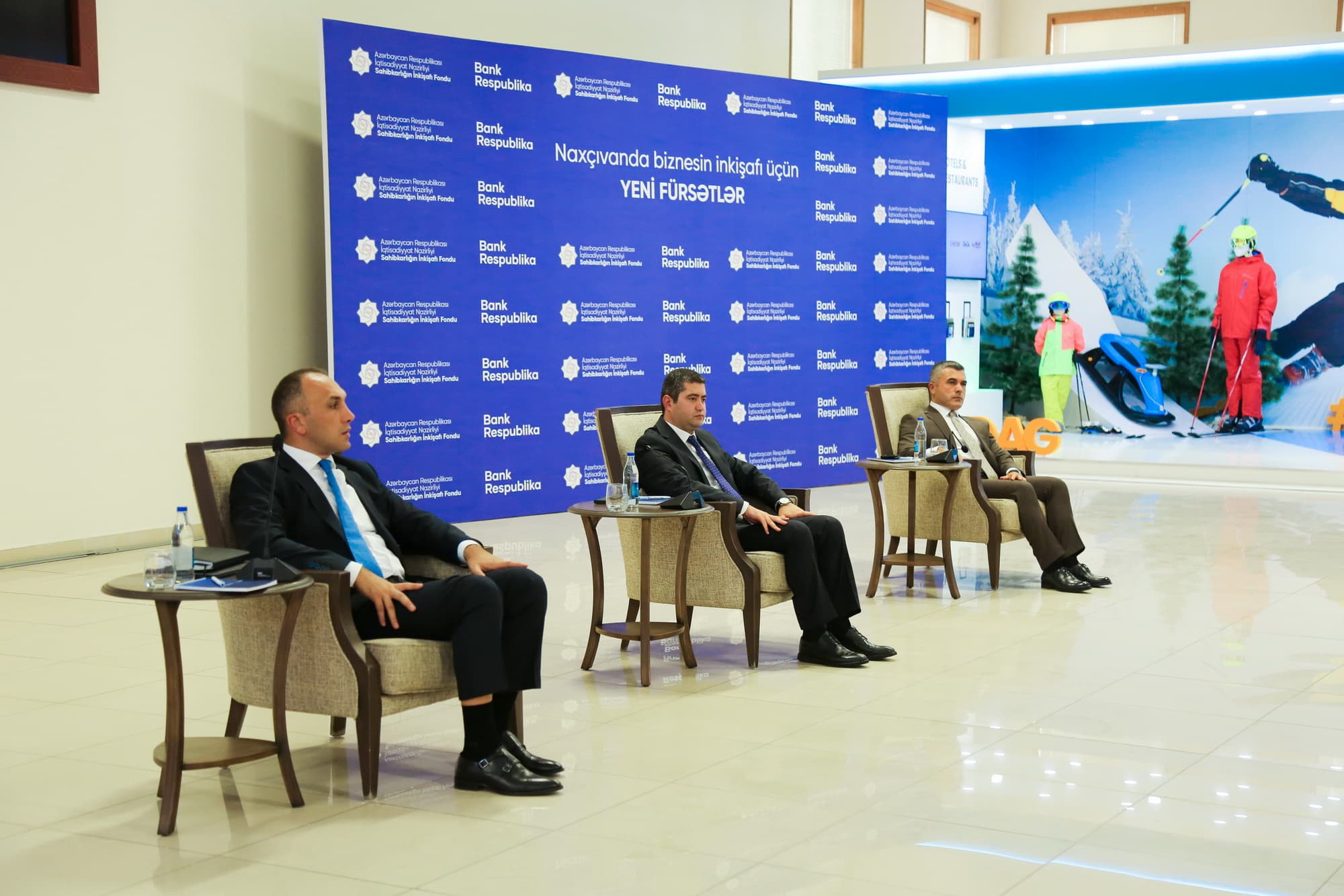 Bank Respublika və Sahibkarlığın İnkişafı Fondu nümayəndələri Naxçıvanda sahibkarlarla görüşdü - FOTO