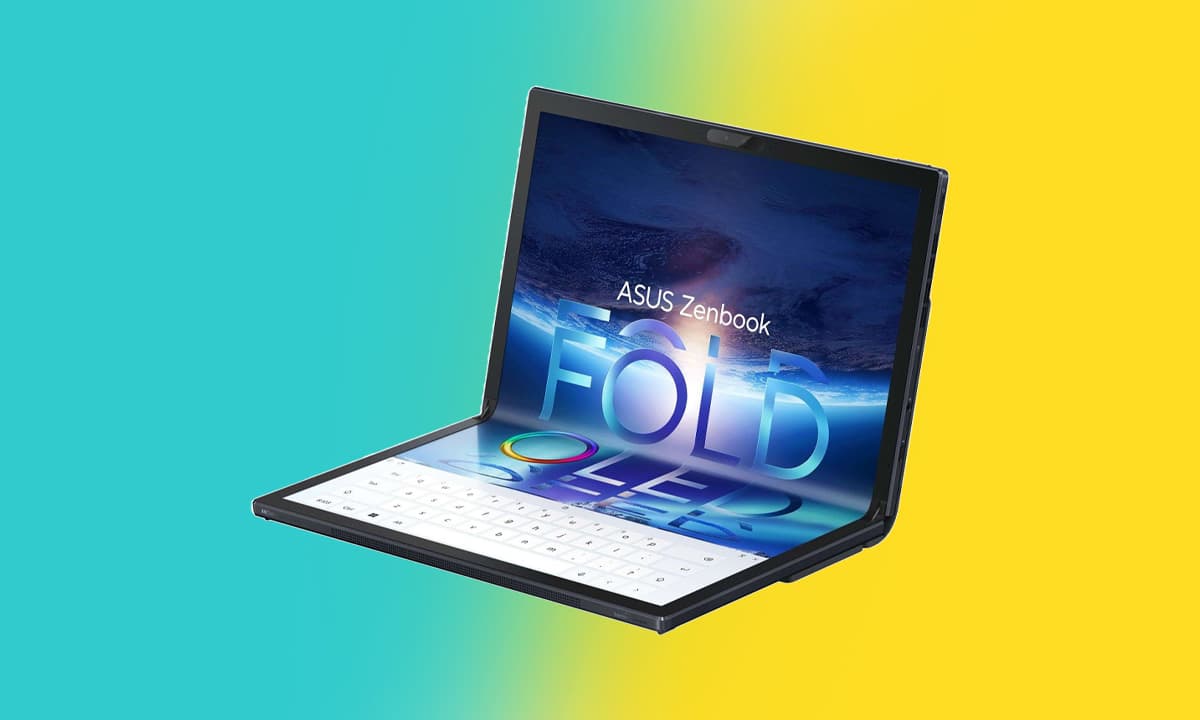 Apple qatlana bilən MacBook ekranı üzərində işləyir