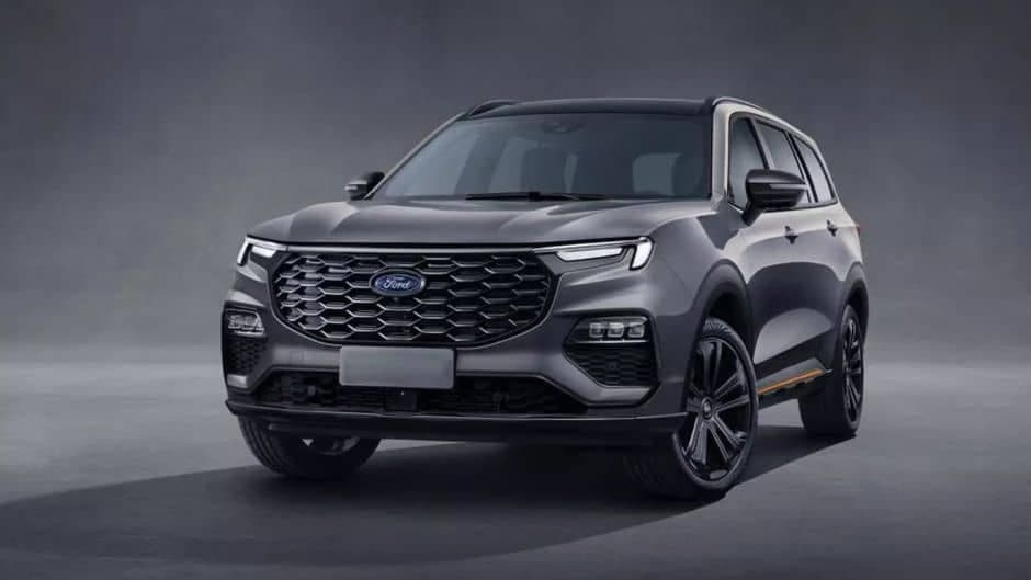 Çində narıncı dekorasiyası olan üç cərgəli Ford Equator krossoverin satışına başlanılıb