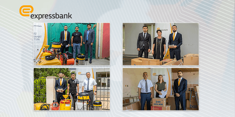 Expressbank daha 4 aztəminatlı şəxsə dəstək olub - FOTO