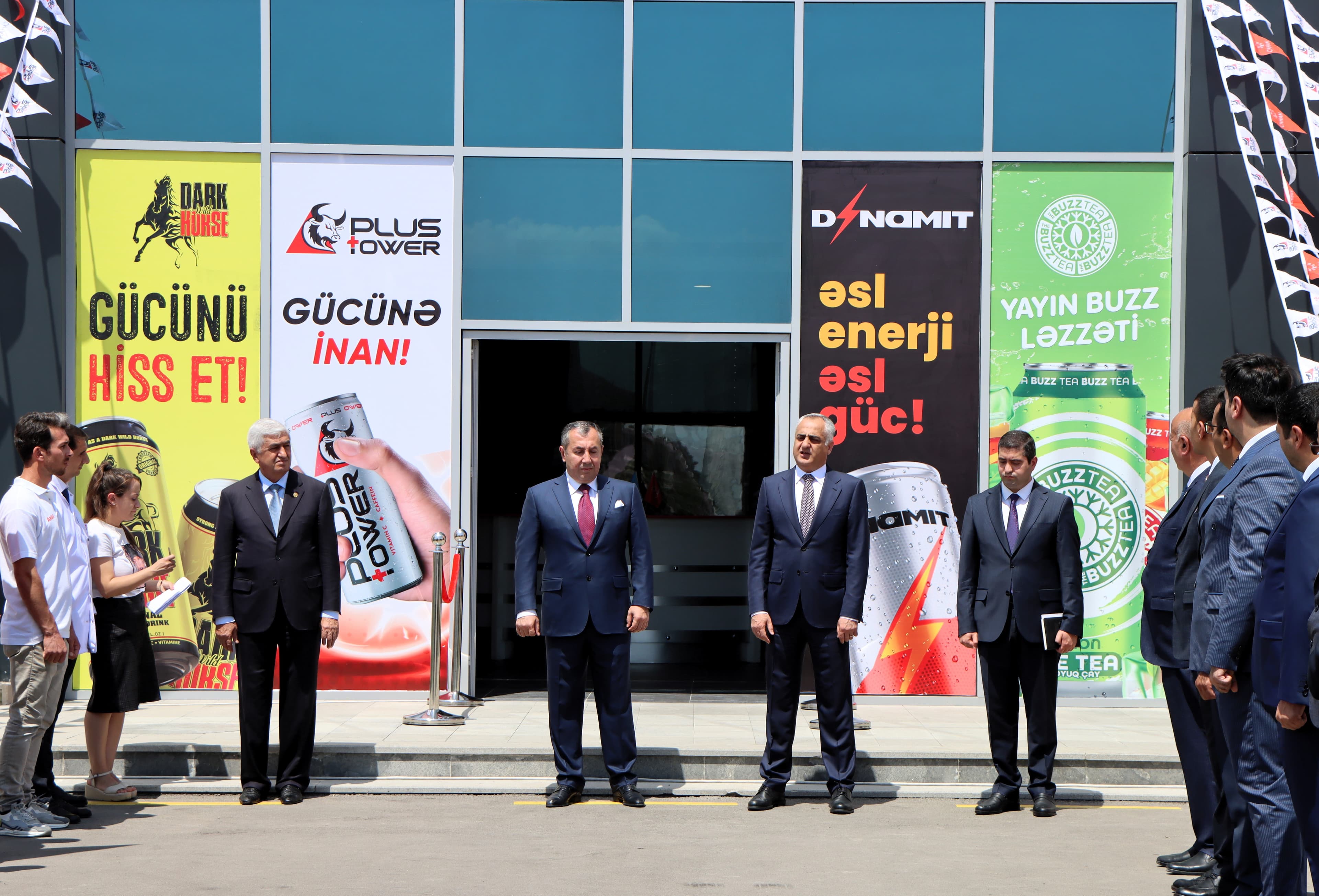 “Cahan Holding”ə məxsus Qafqazda ən böyük enerji və sərinləşdirici içkilər zavodunun açılışı olub - FOTO