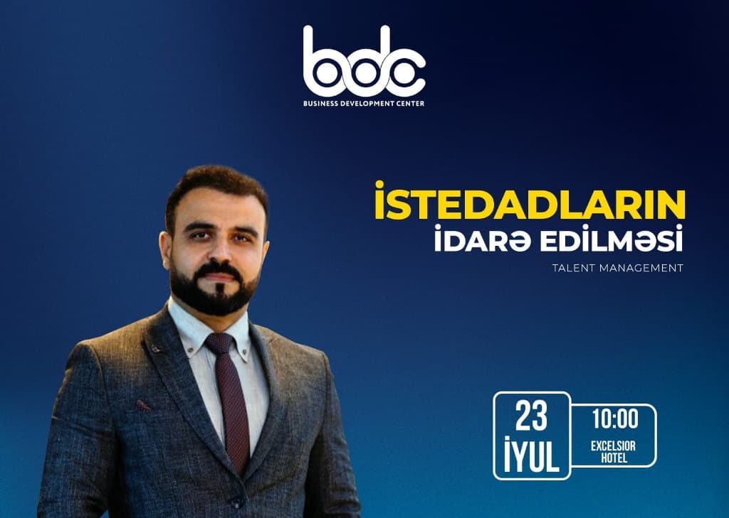 Bakıda "İstedadların idarə edilməsi" ustad sinfi keçiriləcək